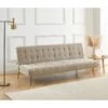 Banquette NINO Convertible Velours Côtelé Beige