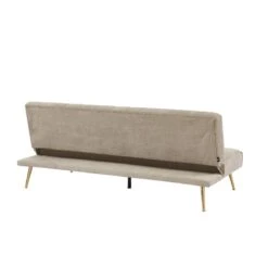 Banquette NINO Convertible Velours Côtelé Beige -Maison Jardin Élégance banquette nino convertible velours cotele beige 4