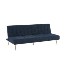 Banquette NINO Convertible Velours Côtelé Bleu Foncé 8 Banquette NINO Convertible Velours Côtelé Bleu Foncé -Maison Jardin Élégance banquette nino convertible velours cotele bleu fonce 2