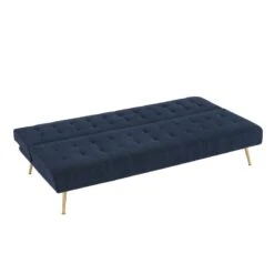 Banquette NINO Convertible Velours Côtelé Bleu Foncé 9 Banquette NINO Convertible Velours Côtelé Bleu Foncé -Maison Jardin Élégance banquette nino convertible velours cotele bleu fonce 3