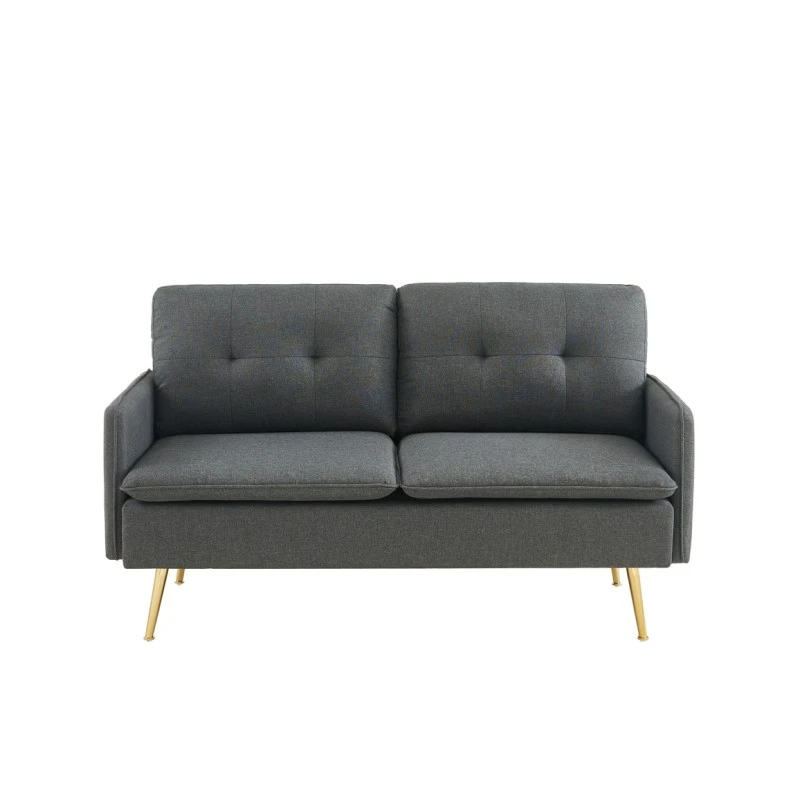 Canapé Droit ADAM Fixe Tissu Anthracite 2 Canapé Droit ADAM Fixe Tissu Anthracite – Image 2