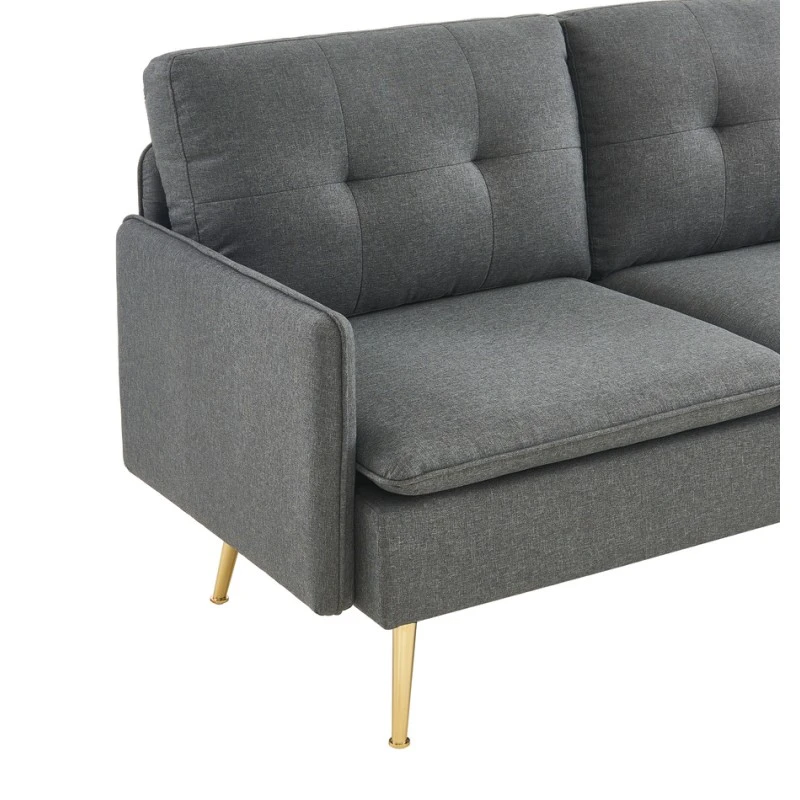 Canapé Droit ADAM Fixe Tissu Anthracite 5 Canapé Droit ADAM Fixe Tissu Anthracite – Image 5