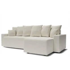 Canapé D'angle ALMA Convertible Tissu Bouclette Blanc 4 Places 12 Canapé D'angle ALMA Convertible Tissu Bouclette Blanc 4 Places -Maison Jardin Élégance canape angle alma convertible tissu bouclette blanc 4 places 2