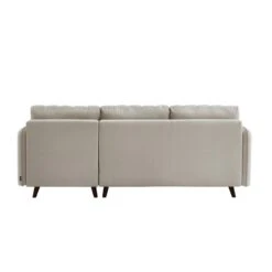 Canapé D'angle IDAHO Tissu Sable Fixe -Maison Jardin Élégance canape angle idaho tissu sable angle fixe 3