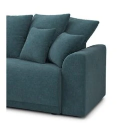 Canapé D'angle NOVA Convertible Tissu Bleu Paon 4 Places -Maison Jardin Élégance canape angle nova convertible tissu bleu paon 4 places 6