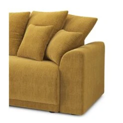 Canapé D'angle NOVA Convertible Velours Côtelé Jaune 4 Places 16 Canapé D'angle NOVA Convertible Velours Côtelé Jaune 4 Places -Maison Jardin Élégance canape angle nova convertible velours cotele jaune 4 places 6