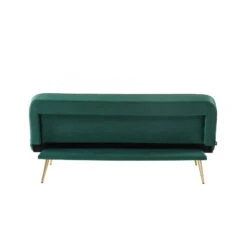 Banquette AROMA En Velours Vert 3 Places Convertible 15 Banquette AROMA En Velours Vert 3 Places Convertible -Maison Jardin Élégance canape aroma velours vert banquette 7
