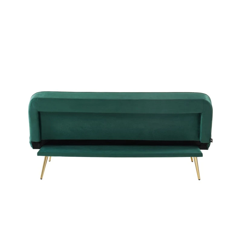Banquette AROMA En Velours Vert 3 Places Convertible 8 Banquette AROMA En Velours Vert 3 Places Convertible – Image 8