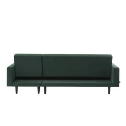 Canapé D'angle LUXURY Convertible Velours Vert 4 Places -Maison Jardin Élégance canape d angle luxury convertible velours vert 4 places 6