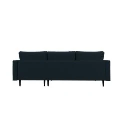 Canapé D'angle MAEL Cacharel En Tissu Bleu Foncé Fixe -Maison Jardin Élégance canape d angle mael cacharel tissu bleu fonce 3 places 3