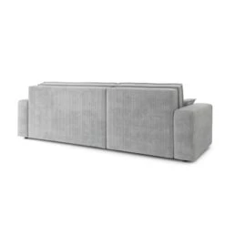 Canapé D'angle MARIUS Convertible Velours Côtelé Gris Clair 13 Canapé D'angle MARIUS Convertible Velours Côtelé Gris Clair -Maison Jardin Élégance canape d angle marius convertible velours cotele gris clair 5