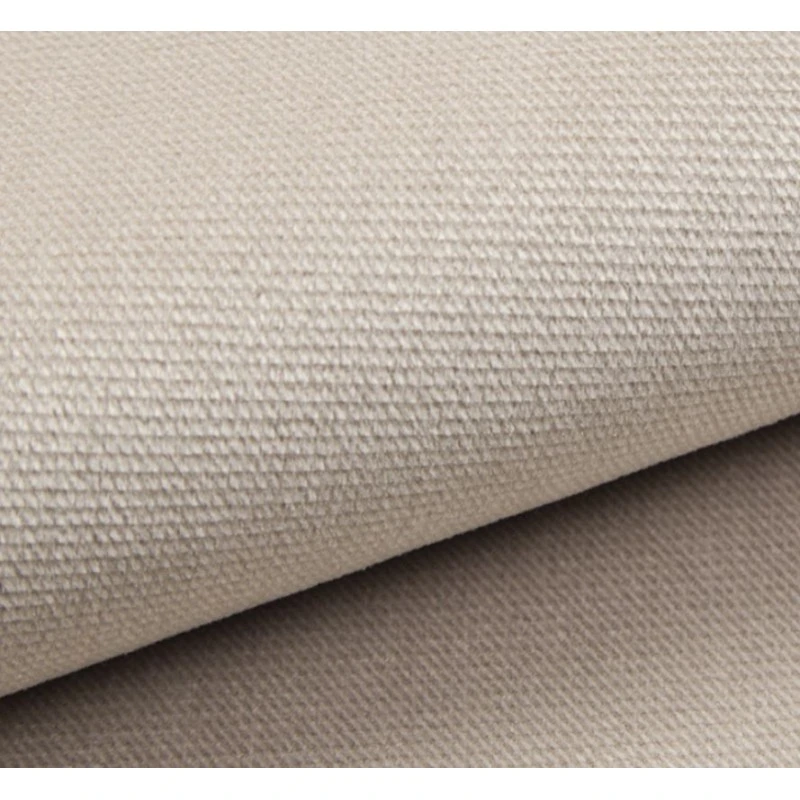 Canapé D'angle MIRA Convertible Et Réversible Velours Grège 8 Canapé D'angle MIRA Convertible Et Réversible Velours Grège – Image 8