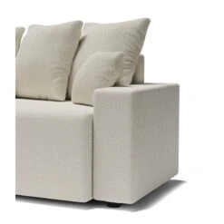 Canapé Droit ALMA Convertible Tissu Bouclette Blanc 3 Places -Maison Jardin Élégance canape droit alma convertible tissu bouclette blanc 3 places 6