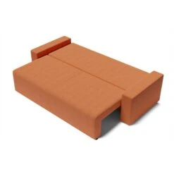 Canapé Droit ALMA Convertible Tissu Rouille 3 Places 13 Canapé Droit ALMA Convertible Tissu Rouille 3 Places -Maison Jardin Élégance canape droit alma convertible tissu rouille 3 places 3