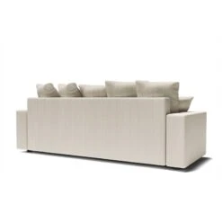 Canapé Droit ALMA Convertible Velours Côtelé Beige 3 Places 15 Canapé Droit ALMA Convertible Velours Côtelé Beige 3 Places -Maison Jardin Élégance canape droit alma convertible velours cotele beige 3 places 5