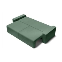 Canapé Droit ALMA Convertible Velours Côtelé Vert 3 Places 13 Canapé Droit ALMA Convertible Velours Côtelé Vert 3 Places -Maison Jardin Élégance canape droit alma convertible velours cotele vert 3 places 3