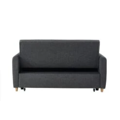 Canapé Droit LAURA En Tissu Anthracite Convertible 3 Places 16 Canapé Droit LAURA En Tissu Anthracite Convertible 3 Places -Maison Jardin Élégance canape droit laura en tissu anthracite convertible 3 places 6