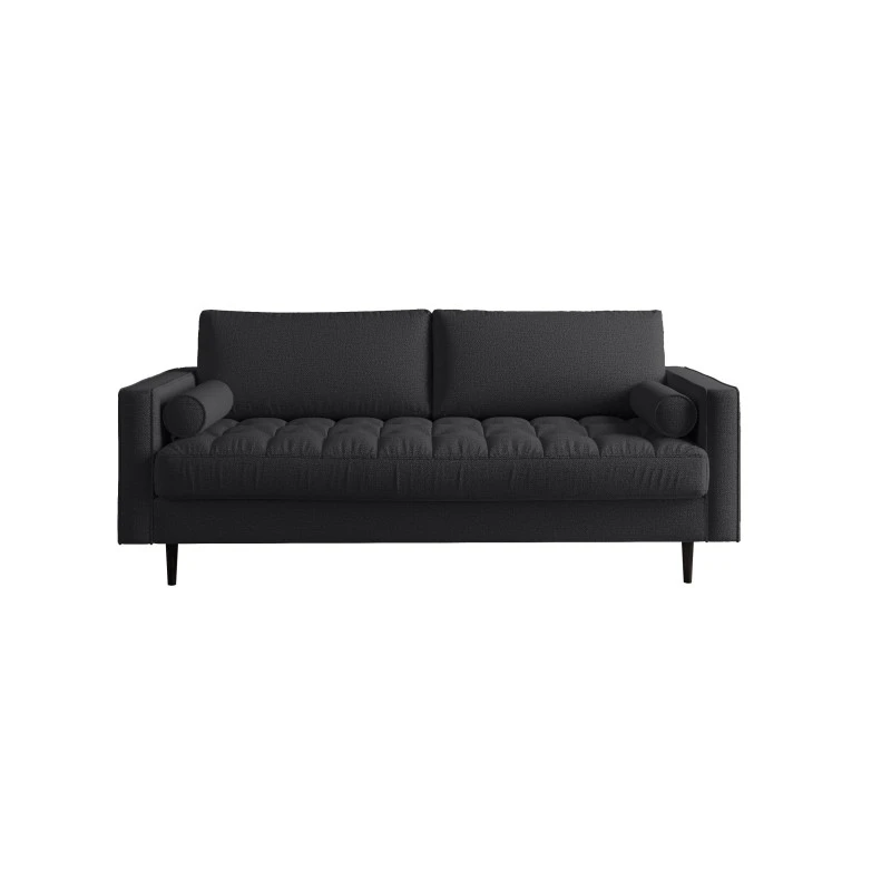 Canapé Droit MAEL Cacharel En Tissu Anthracite Fixe 2 Canapé Droit MAEL Cacharel En Tissu Anthracite Fixe – Image 2