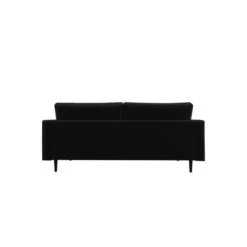 Canapé Droit MAEL Cacharel En Velours Noir Fixe 8 Canapé Droit MAEL Cacharel En Velours Noir Fixe -Maison Jardin Élégance canape droit mael cacharel velours noir 3 places 3