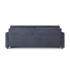 Canapé Droit MAGGY Convertible Tissu Bleu Nuit 3 Places -Maison Jardin Élégance canape droit maggy convertible tissu bleu 3 places 5