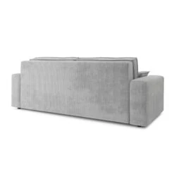 Canapé Droit MARIUS Convertible Velours Côtelé Gris Clair -Maison Jardin Élégance canape droit marius convertible velours cotele gris clair 5