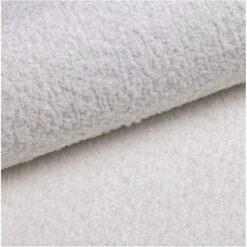 Canapé Droit MARTY Fixe Tissu Bouclette Blanc 3 Places -Maison Jardin Élégance canape droit marty fixe tissu bclette blanc 3 places 5