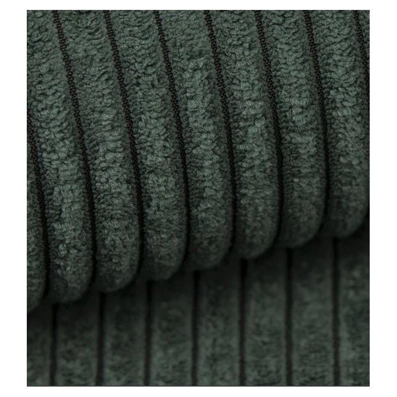 Canapé Droit MIRA Convertible Velours Côtelé Vert 3 Places 7 Canapé Droit MIRA Convertible Velours Côtelé Vert 3 Places – Image 7