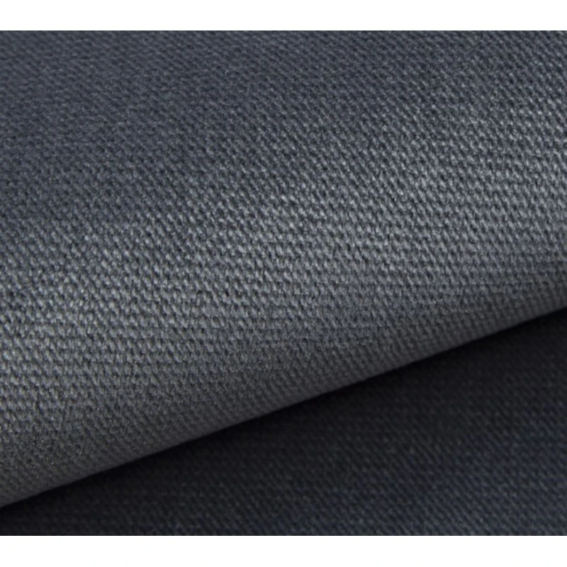 Canapé Droit MIRA Convertible Velours Gris Souris 8 Canapé Droit MIRA Convertible Velours Gris Souris – Image 8