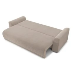 Canapé Droit NOVA Convertible Velours Cotêlé Grège 3 Places 13 Canapé Droit NOVA Convertible Velours Cotêlé Grège 3 Places -Maison Jardin Élégance canape droit nova convertible velours cotele grege 3