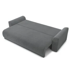 Canapé Droit NOVA Convertible Velours Cotêlé Gris Souris 3 Places 13 Canapé Droit NOVA Convertible Velours Cotêlé Gris Souris 3 Places -Maison Jardin Élégance canape droit nova convertible velours cotele gris souris 3