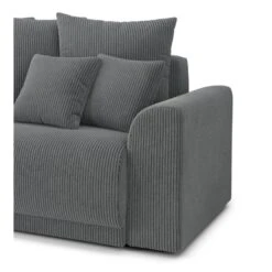 Canapé Droit NOVA Convertible Velours Cotêlé Gris Souris 3 Places 16 Canapé Droit NOVA Convertible Velours Cotêlé Gris Souris 3 Places -Maison Jardin Élégance canape droit nova convertible velours cotele gris souris 6