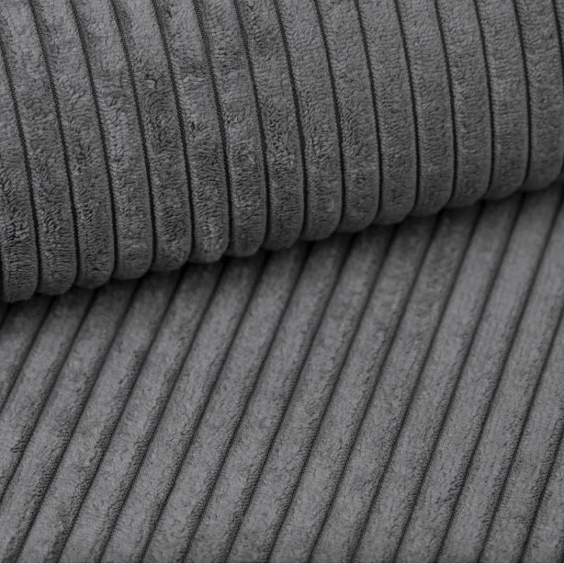 Canapé Droit NOVA Convertible Velours Cotêlé Gris Souris 3 Places 9 Canapé Droit NOVA Convertible Velours Cotêlé Gris Souris 3 Places – Image 9