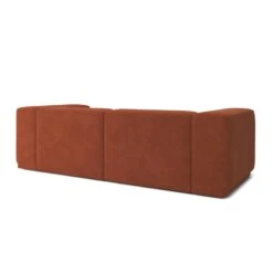Canapé Droit SACHA Fixe Tissu Terracotta 4 Places 10 Canapé Droit SACHA Fixe Tissu Terracotta 4 Places -Maison Jardin Élégance canape droit sacha fixe tissu terracotta 4 places 3