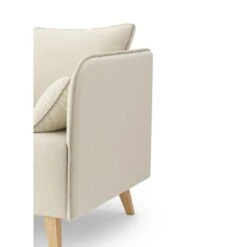 Canapé Droit SARAH Fixe Tissu Beige 2 Places 11 Canapé Droit SARAH Fixe Tissu Beige 2 Places -Maison Jardin Élégance canape droit sarah fixe tissu beige 2 places 4