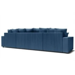 Canapé Panoramique ALMA Convertible Velours Côtelé Bleu Cobalt 6 Places -Maison Jardin Élégance canape panoramique alma convertible velours cotele bleu cobalt 6 places 5