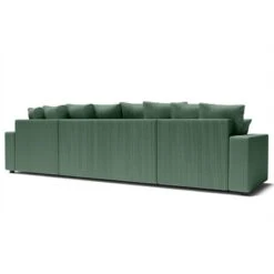 Canapé Panoramique ALMA Convertible Velours Côtelé Vert 6 Places 15 Canapé Panoramique ALMA Convertible Velours Côtelé Vert 6 Places -Maison Jardin Élégance canape panoramique alma convertible velours cotele vert 6 places 5