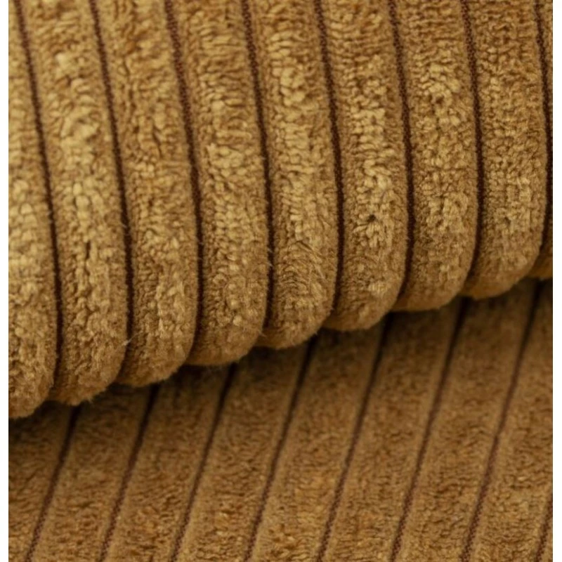 Canapé Panoramique MIRA Convertible Velours Côtelé Moutarde 6 Places 8 Canapé Panoramique MIRA Convertible Velours Côtelé Moutarde 6 Places – Image 8