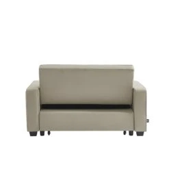 Canapé Droit LENA Convertible Tissu Grège 2 Places 13 Canapé Droit LENA Convertible Tissu Grège 2 Places -Maison Jardin Élégance canpe droit lena convertible tissu grege 2 places 5