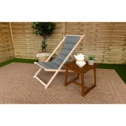 Chilienne Matelassée GRISA En Bois D'hêtre FSC Coloris Anthracite -Maison Jardin Élégance chilienne matelassee grisa chilienne matelassee grisa hetre fsc coloris anthracite 5