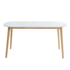 Table Extensible ERIKA Laqué Blanc Mat 8 Personnes 160 à 200cm 10 Table Extensible ERIKA Laqué Blanc Mat 8 Personnes 160 à 200cm -Maison Jardin Élégance erika1 table blanche 4