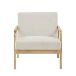 Fauteuil BONIFACIO En Tissu Beige 8 Fauteuil BONIFACIO En Tissu Beige -Maison Jardin Élégance fauteuil bonifacio en tissu beige 2