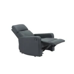 Fauteuil Relax CARLA En PU Noir Avec Fonction électrique -Maison Jardin Élégance fauteuil relax carla en pu noir avec fonction electrique 3