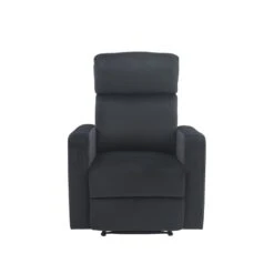 Fauteuil Relax LOVA Large En Velours Noir Avec Fonction électrique -Maison Jardin Élégance fauteuil relax lova large en velours noir avec fonction electrique 2