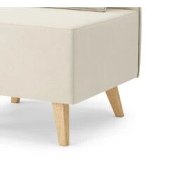 Fauteuil SARAH En Tissu Beige -Maison Jardin Élégance fauteuil sarah en tissu beige 2