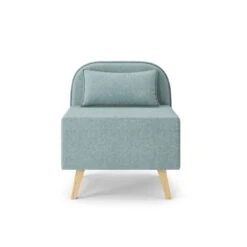Fauteuil SARAH En Tissu Bleu Clair 9 Fauteuil SARAH En Tissu Bleu Clair -Maison Jardin Élégance fauteuil sarah en tissu bleu clair 2