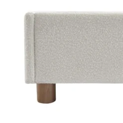 Lit Coffre KORALL Tissu Bouclette écru 140x190 Sommier Inclus -Maison Jardin Élégance lit coffre korall tissu bouclettes ecru 140x190 sommier inclus 6