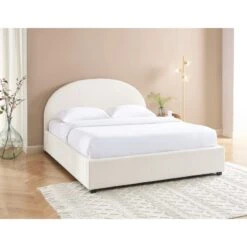 Lit Coffre OLAF Tissu Bouclette écru 160x200 Sommier Inclus 12 Lit Coffre OLAF Tissu Bouclette écru 160x200 Sommier Inclus -Maison Jardin Élégance lit coffre olaf laine bouclee ecru 160x200 sommier inclus 1