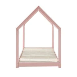 Lit Enfant Cabane TINY Pin Rose 90x190 Sommier Inclus -Maison Jardin Élégance lit enfant cabane tiny bois massif de pin rose 90x190 6