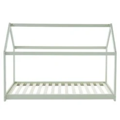 Lit Enfant Cabane TINY Pin Vert 90x190 Sommier Inclus -Maison Jardin Élégance lit enfant cabane tiny bois massif de pin vert 90x190 4