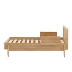 Lit Enfant PABLO Cannage Rotin Et Effet Bois 70x140 Sommier Inclus -Maison Jardin Élégance lit enfant pablo cannage rotin et effet bois 70x140 sommier inclus 4